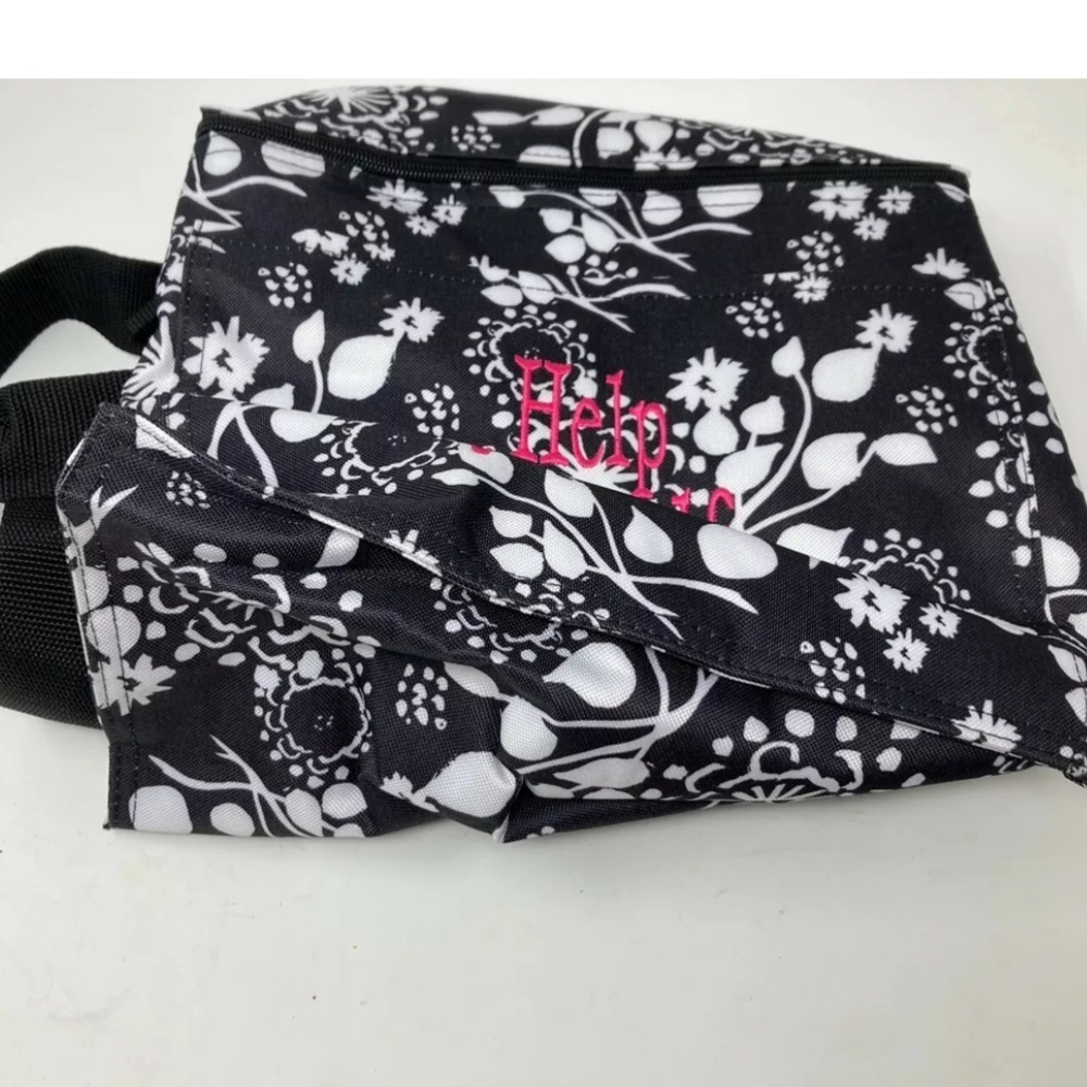 Thirty One Out N’ About Thermal #4087 BLACK FLORAL BRUSHSTROKES NIP - Picture 6 of 8